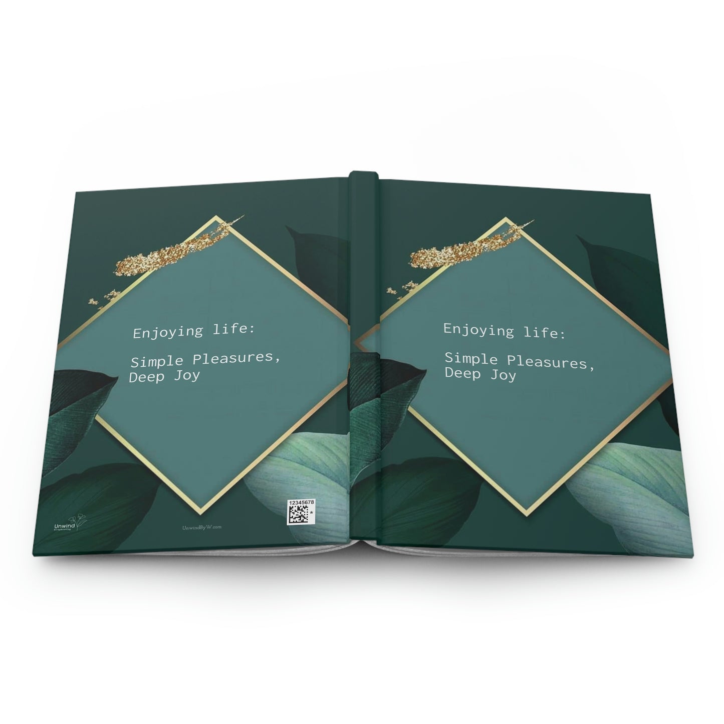 Gold Series- Enjoying Life Hardcover Journal