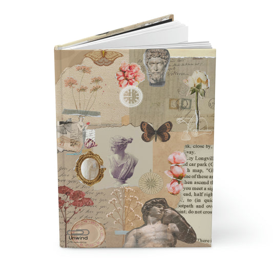 Nude Vintage Hardcover Journal Matte- Scrapbooking Journal