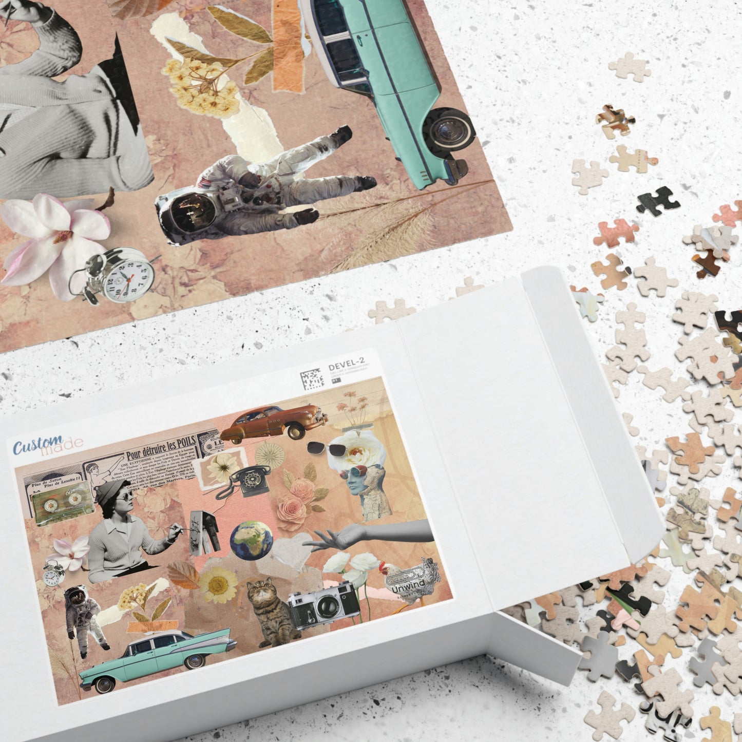 Scrapbooking-Inspired Design Puzzle- Difficult Modern Version