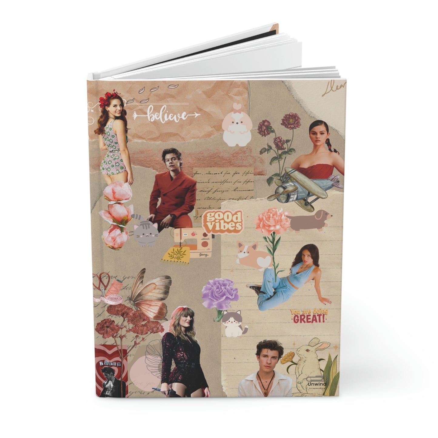 Trending Artist Hardcover Journal Matte