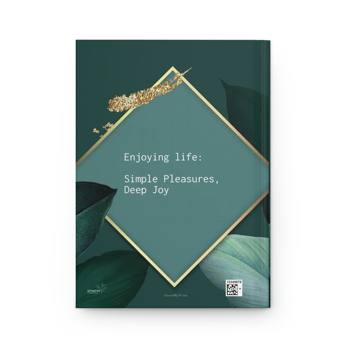 Gold Series- Enjoying Life Hardcover Journal